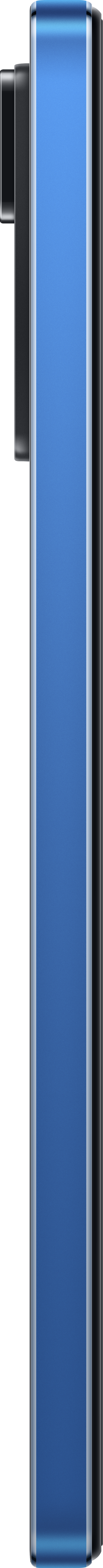 Blauwe verticale balk op zwarte achtergrond, waarschijnlijk een designelement.
