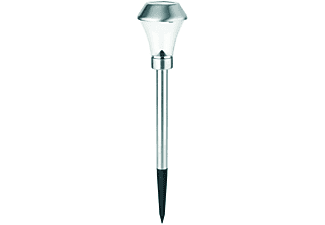 ENTAC Kerti szolár lámpa, rozsdamentes acél, 40cm, 1 LED