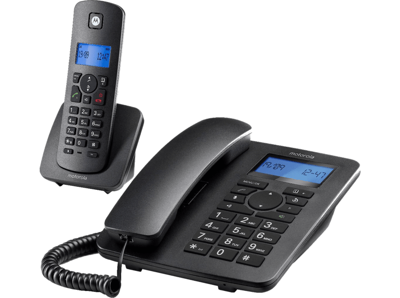 Motorola C4201 Combo Corded and Cordless DECT Telephone