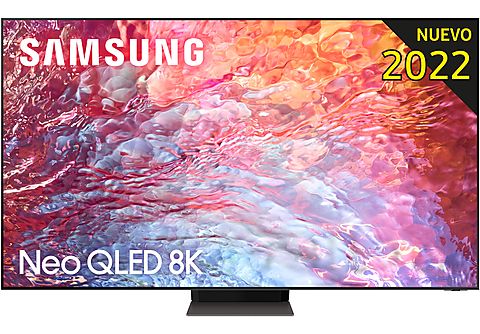 TV QLED 65" - Samsung QE65QN700BTXXC, Neo QLED 8K, Procesador Neural 8K Lite con IA, Smart TV, Plata