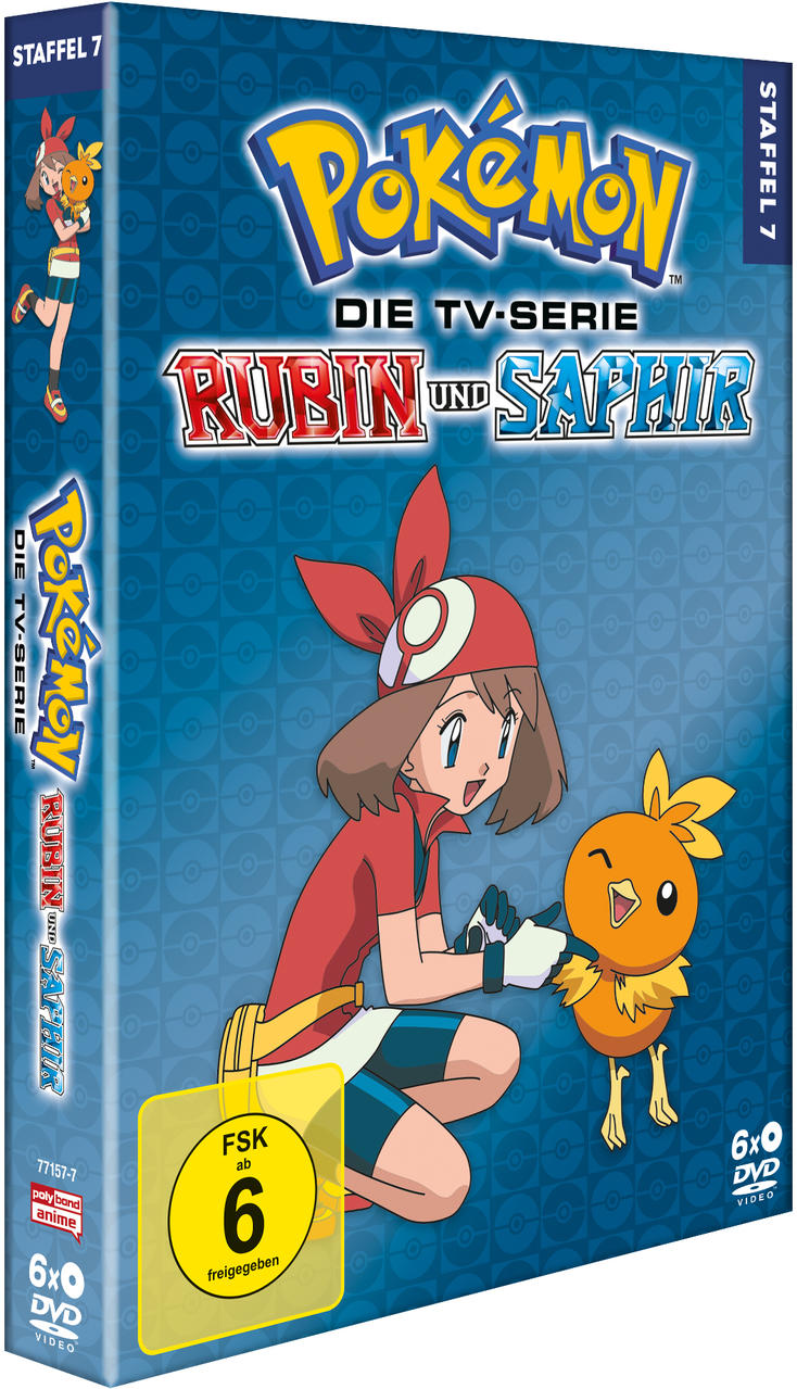 DVD-Hülle für die Pokémon-TV-Serie. Zeigt ein Mädchen mit einem Pokémon.
