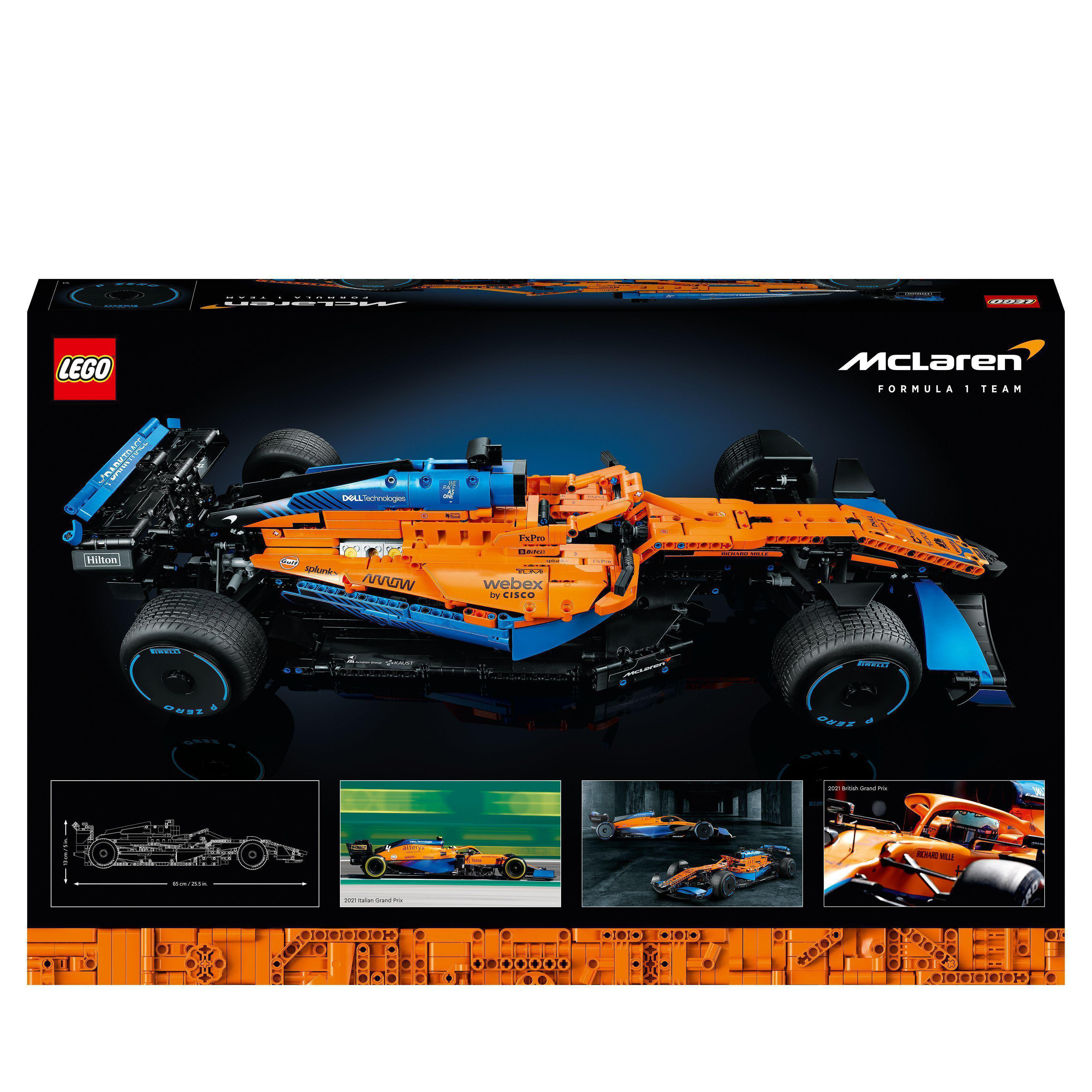 LEGO Technic 42141 Formel Rennwagen McLaren 1™ Bausatz, Mehrfarbig