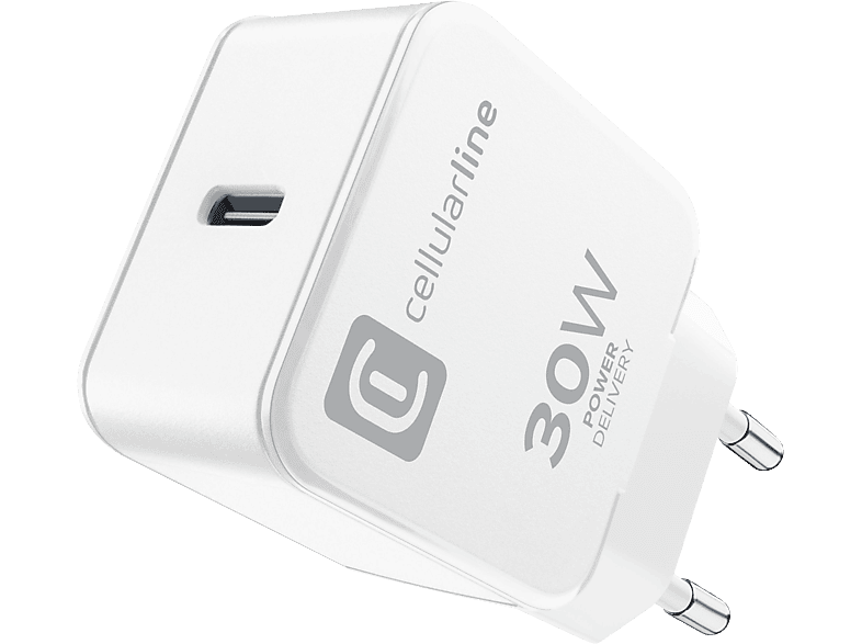 CELLULAR LINE The One - USB-C Netzladegerät (Weiss)