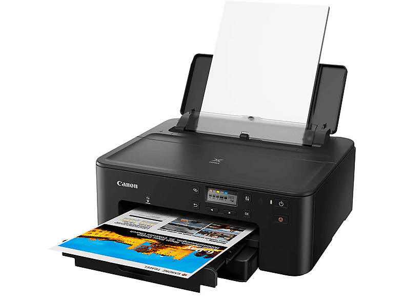 CANON Pixma TS705 Drucker, Tintentank, WLAN, Duplexeinheit (für beidseitigen Druck), A4, A5, A6, Schwarz — Foto 4 von 5