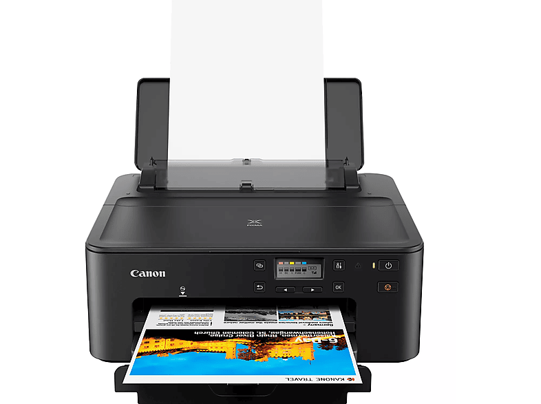CANON Pixma TS705 Drucker, Tintentank, WLAN, Duplexeinheit (für beidseitigen Druck), A4, A5, A6, Schwarz — Foto 2 von 5