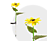 GARDEN OF EDEN 11722 Leszúrható szolár virág - sárga napraforgó, melegfehér - 70 cm - 2 db / csomag