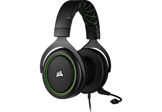 CORSAIR HS50 PRO Stereo - Gaming Headset (Schwarz/Grün)