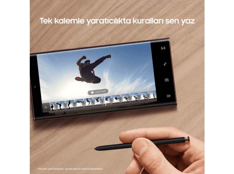 SAMSUNG Galaxy S22 Ultra 256GB Akıllı Telefon Burgundy Fiyatı 