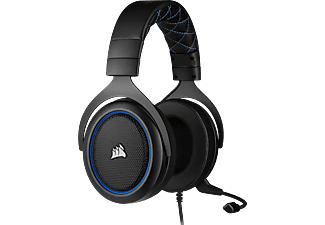 CORSAIR HS50 PRO Stereo - Casque de jeu (Noir/bleu)