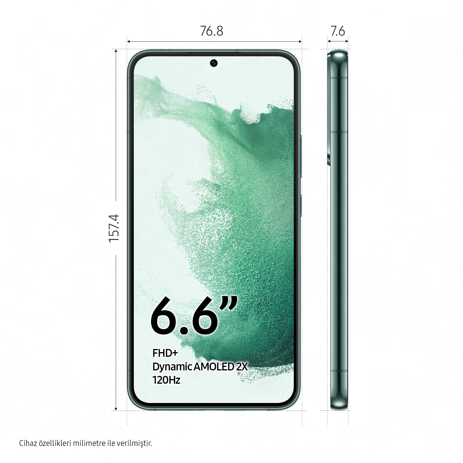 SAMSUNG Galaxy S22+ 256GB Akıllı Telefon Green