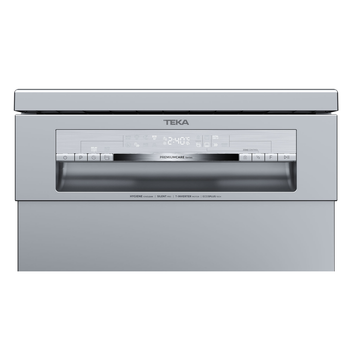 Lavavajillas - Teka DFS 74850, Independiente, 10 servicios, 8 programas, Tercera bandeja, 44.8 cm, Inox