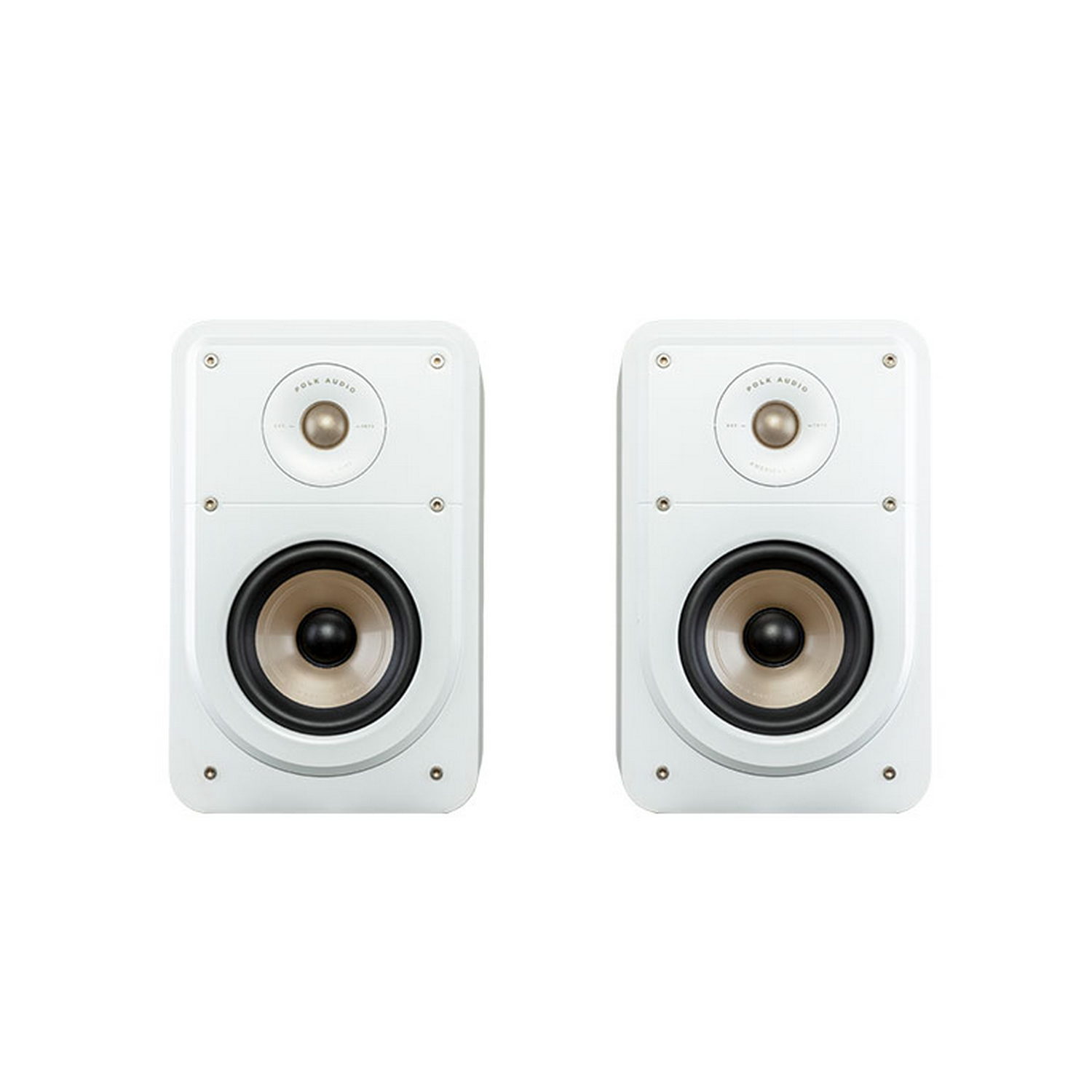 Altavoz de estantería - Polk Audio S15 Elite, Pack de 2, 100W, 8 Ω, 50Hz–40 kHz, 88dB, Dynamic Balance, Blanco