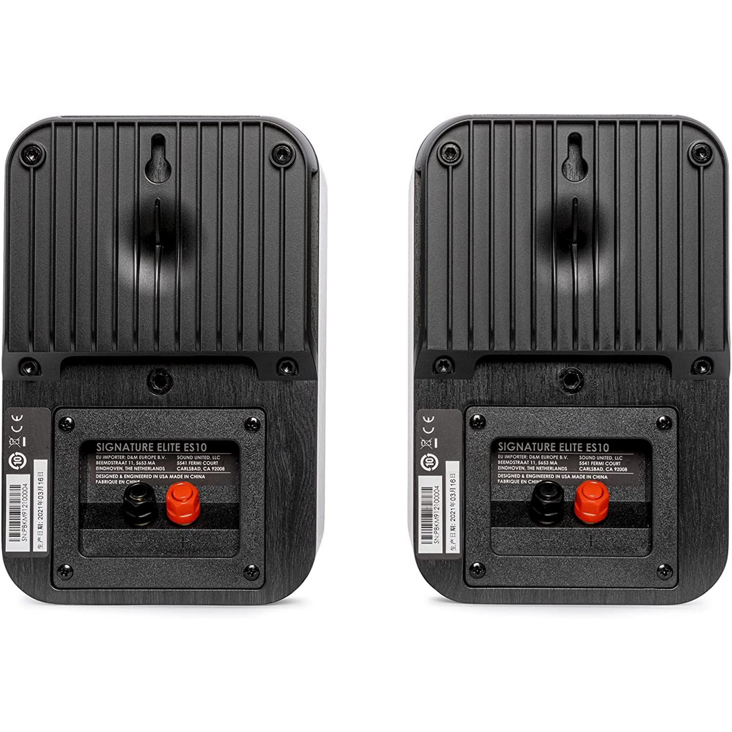Altavoz de estantería - Polk Audio S10 Elite, Pack de 2, 100W, 8 Ω, 67Hz–40kHz, 87dB, Dynamic Balance, Negro