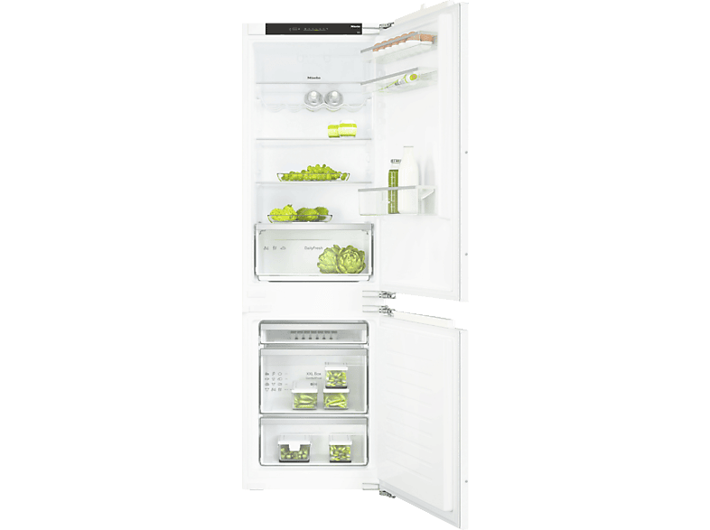 MIELE KD 7724 E Active Kühlgefrierkombination (E, 267 l, 1772 mm hoch, Weiß)