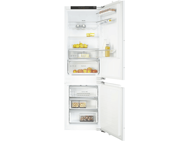 MIELE KDN 7724 E Active Kühlgefrierkombination (E, 260 l, 1772 mm hoch, Weiß)