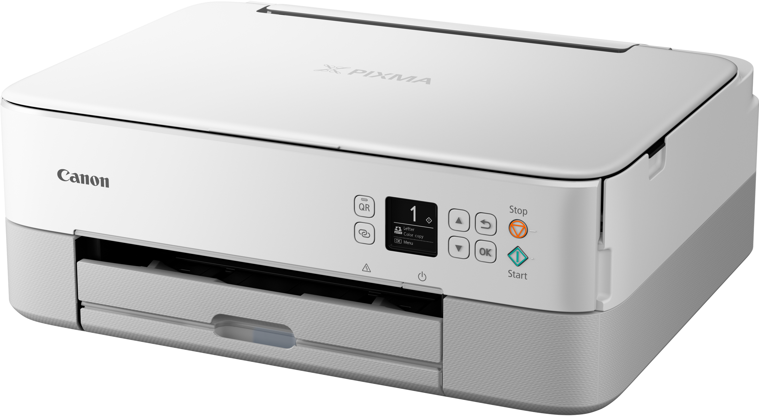 CANON PIXMA TS5351 Weiß, Wi-Fi, Drucken 13/​6.8 S/​min (ISO), Tinte/Farbe, Multifunktionsdrucker, WLAN, Weiß
