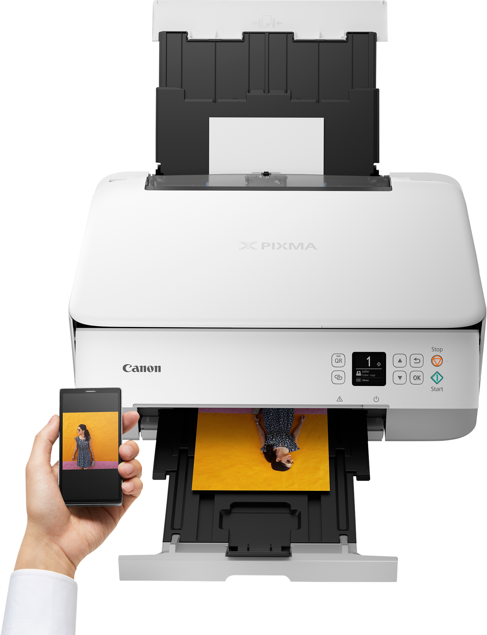 CANON PIXMA TS5351 Weiß, Wi-Fi, Drucken 13/​6.8 S/​min (ISO), Tinte/Farbe, Multifunktionsdrucker, WLAN, Weiß