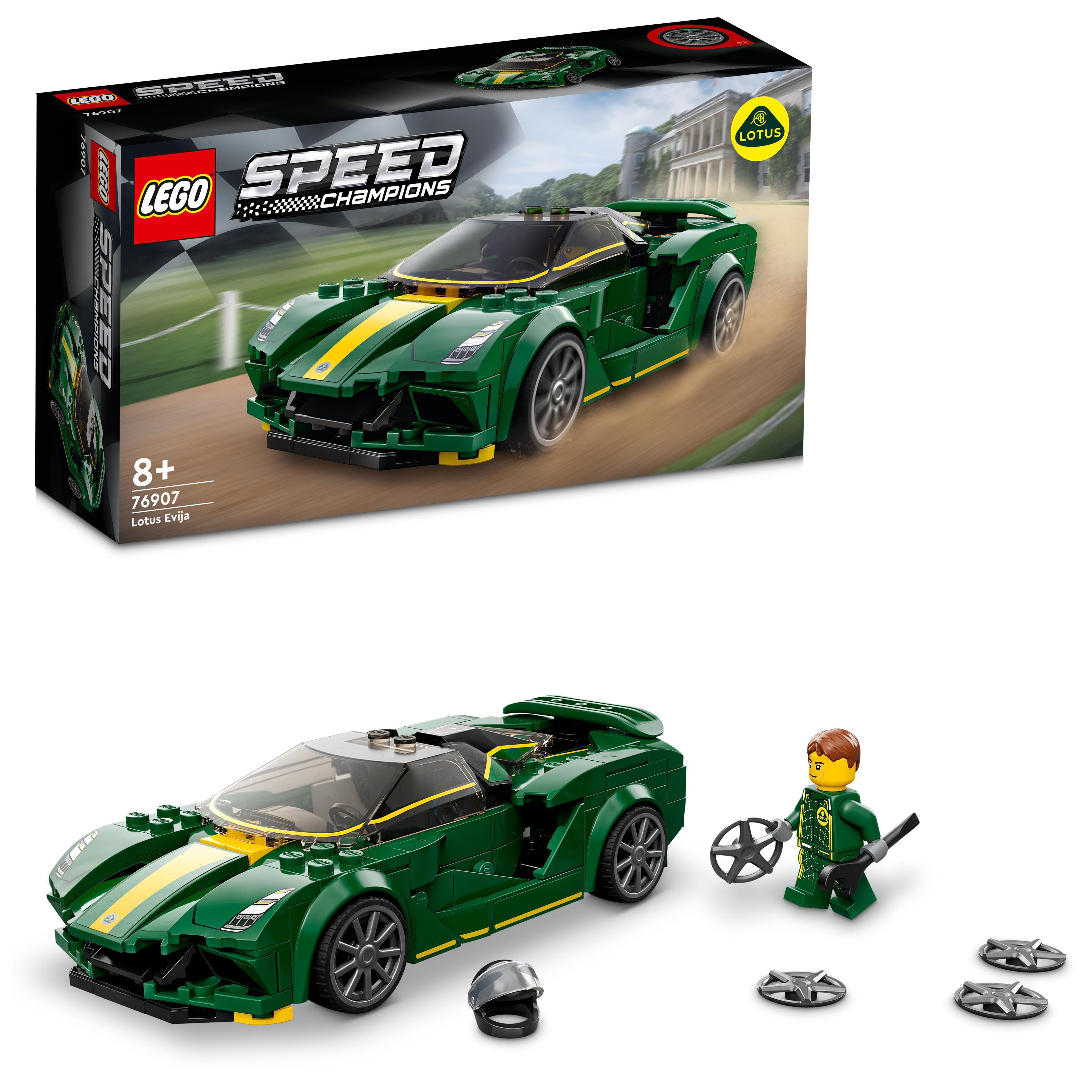 LEGO Speed Champions 76907 Lotus Bausatz, Evija Mehrfarbig