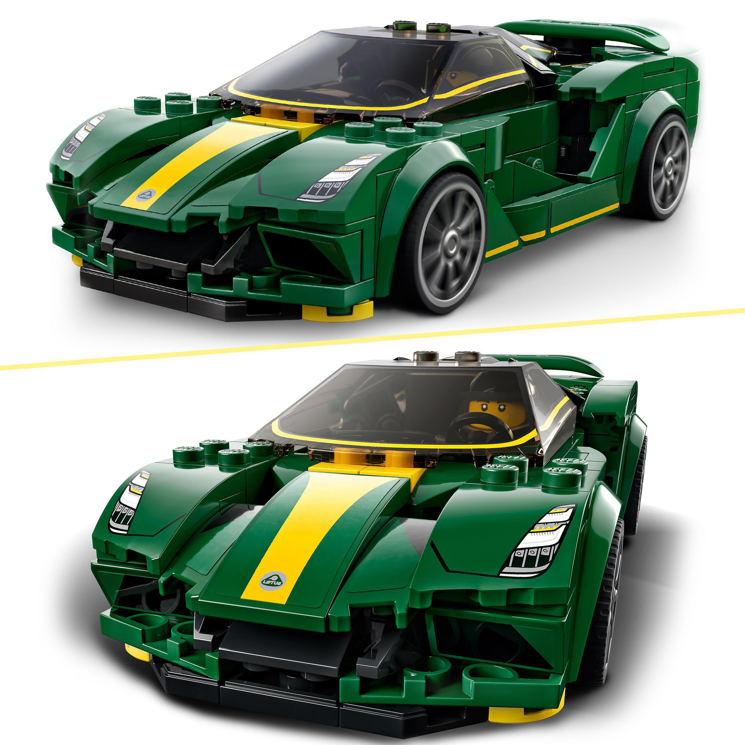LEGO Speed Champions 76907 Lotus Bausatz, Evija Mehrfarbig