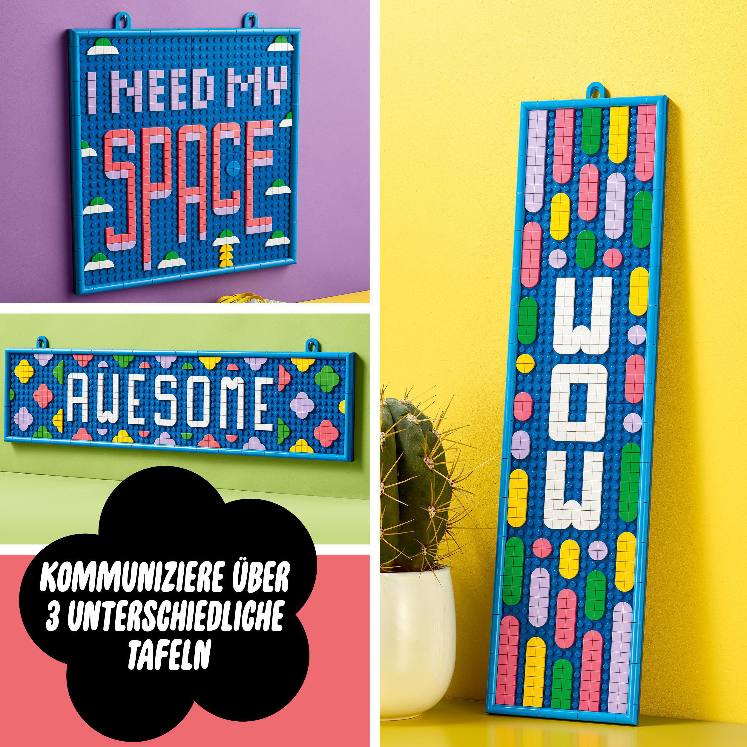 LEGO DOTS 41952 Großes Message-Board Bausatz, Mehrfarbig