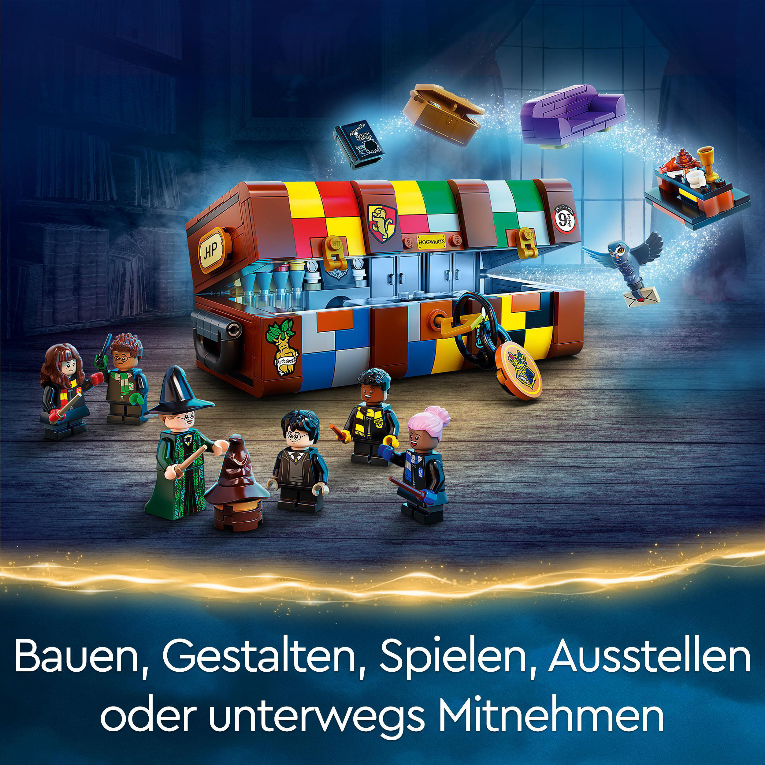 Potter 76399 Harry Mehrfarbig Bausatz, Hogwarts™ Zauberkoffer LEGO