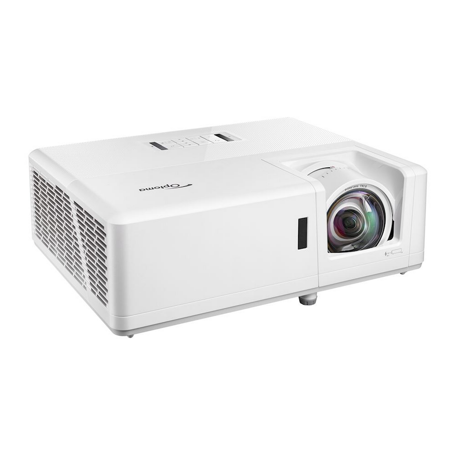 Proyector - Optoma ZH406ST, Full HD 1080p DuraCore, DLP™, 30.000 horas, 4.200 lumens, Blanco