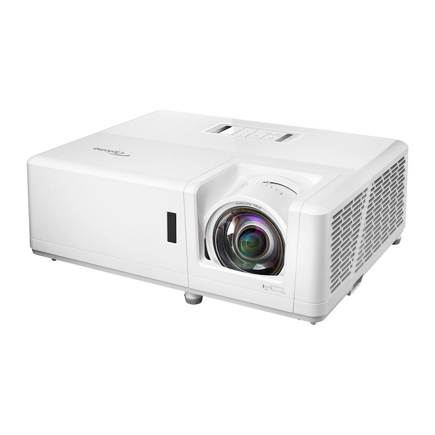 Proyector - Optoma ZH406ST, Full HD 1080p DuraCore, DLP™, 30.000 horas, 4.200 lumens, Blanco