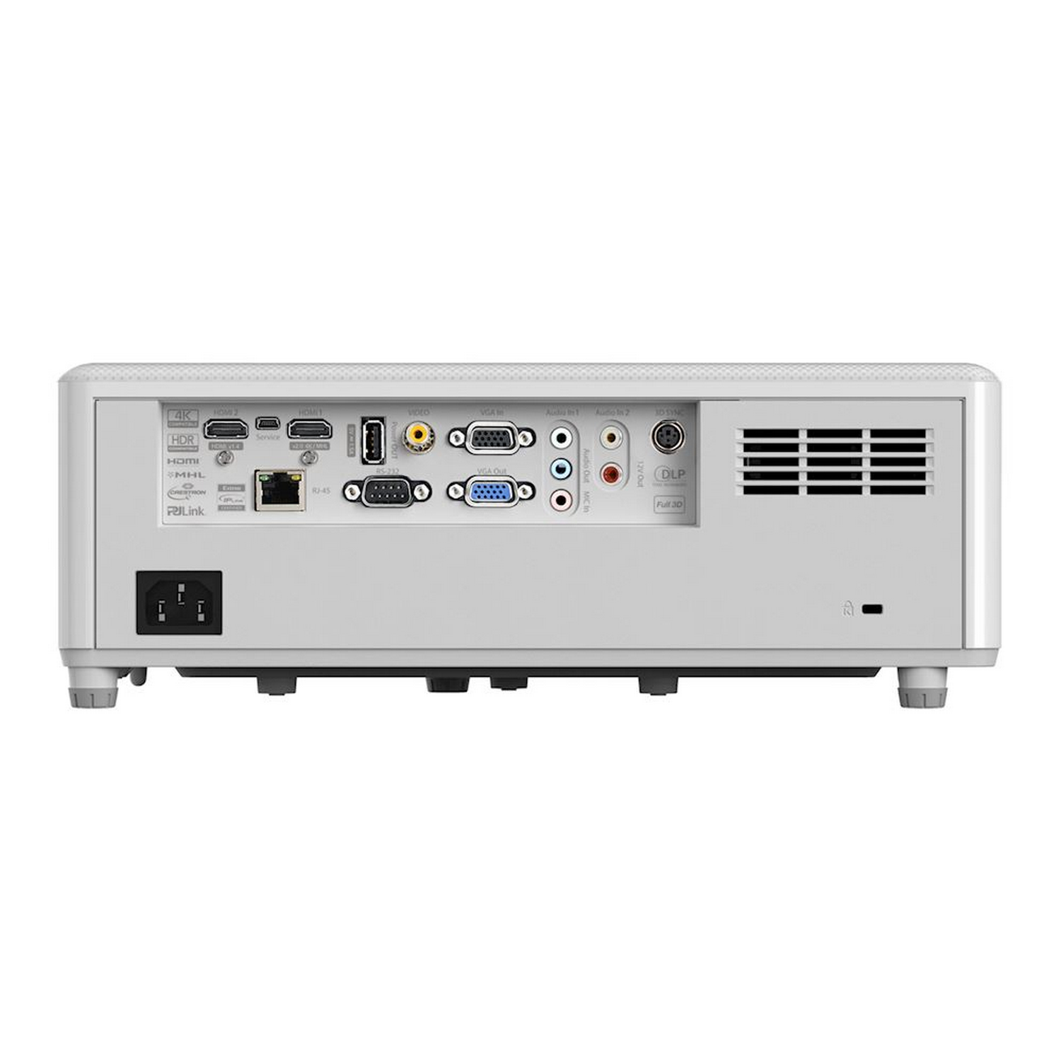 Proyector - Optoma ZH406ST, Full HD 1080p DuraCore, DLP™, 30.000 horas, 4.200 lumens, Blanco