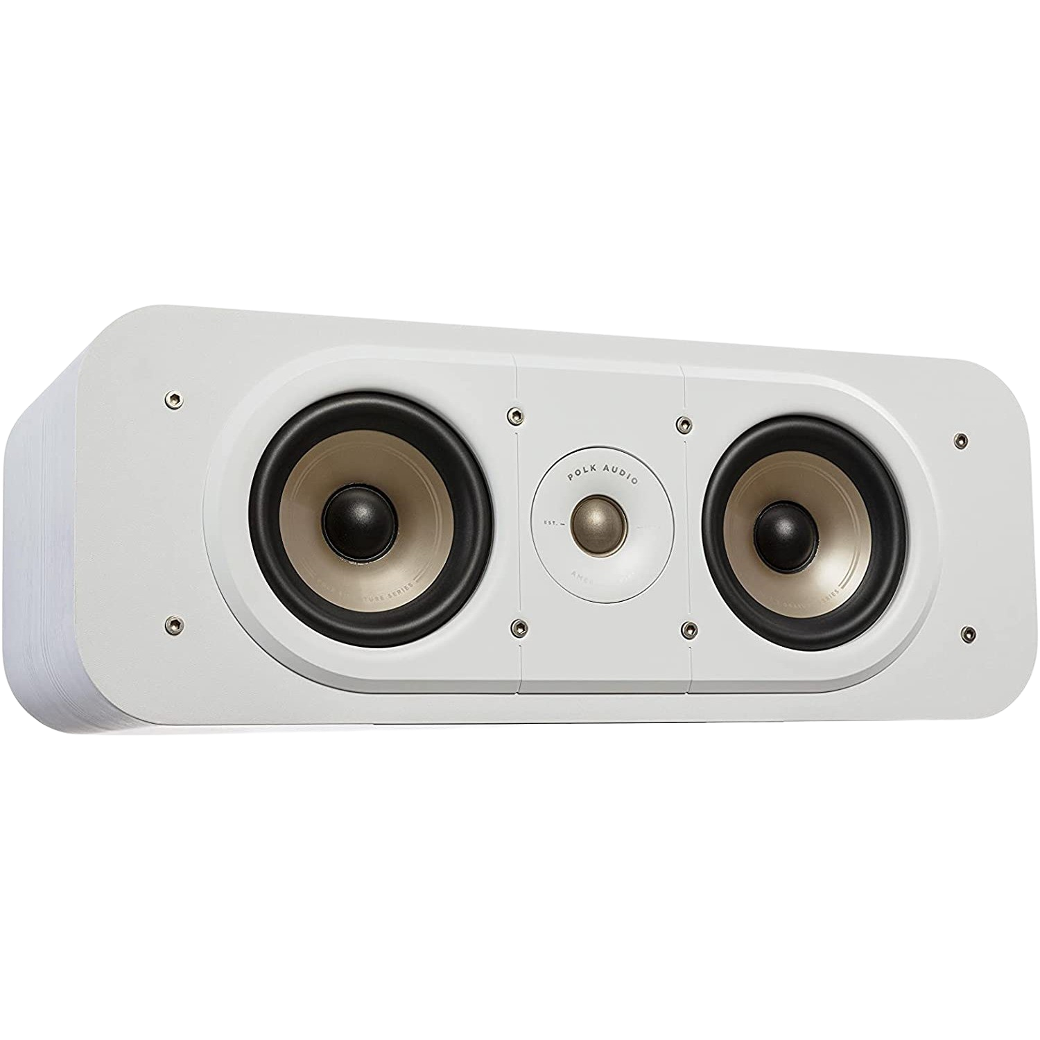 Altavoz central - Polk Audio ES30 Elite, 150 W , 8 Ω, 50Hz–40 kHz, 89dB, Dynamic Balance, Blanco