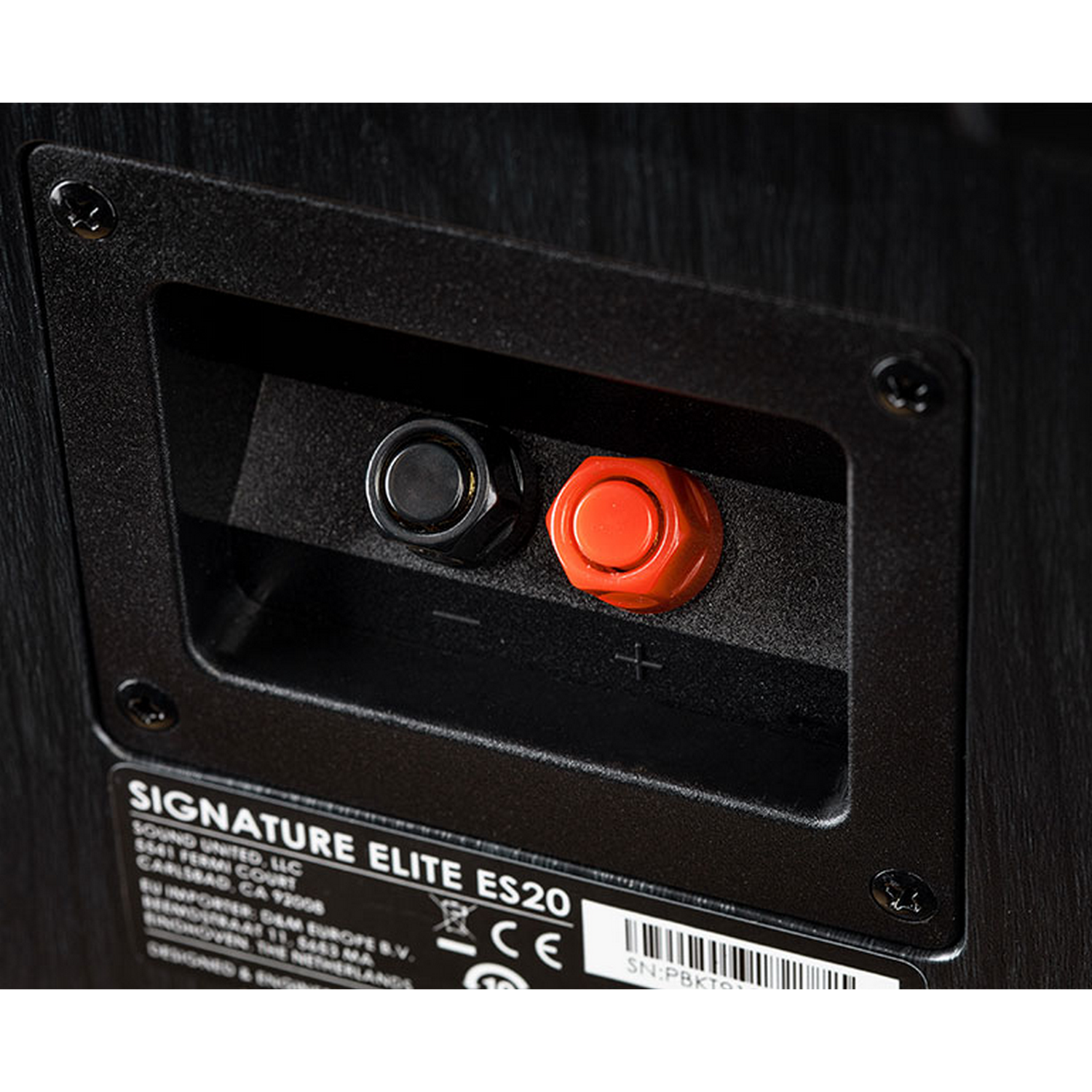 Altavoz de estantería - Polk Audio ES20 Elite, Pack de 2, 125 W , 8 Ω, 39Hz–40 kHz, 88dB, Dynamic Balance, Negro