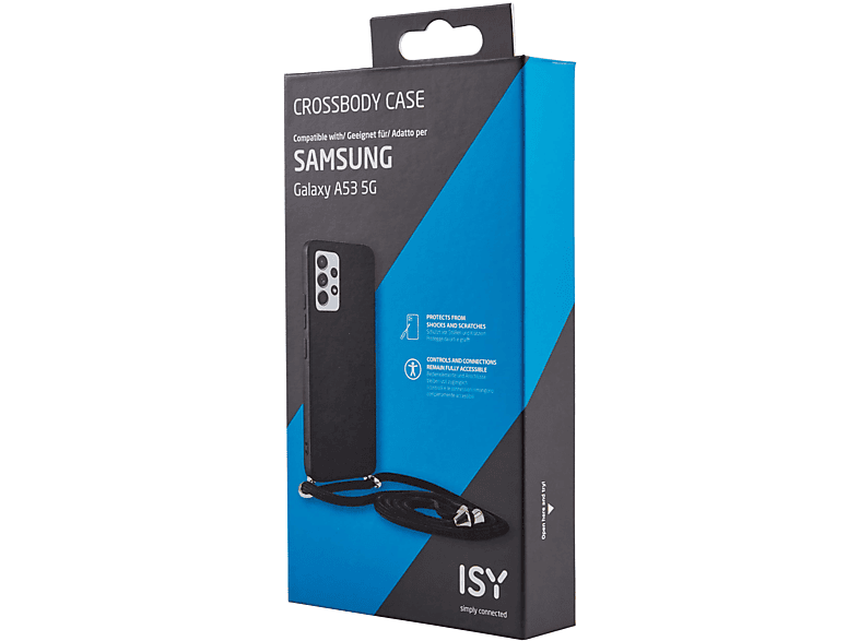 Thumbnail - ISY ISC-3822 Hang on, Backcover, Samsung, Galaxy A53, Schwarz