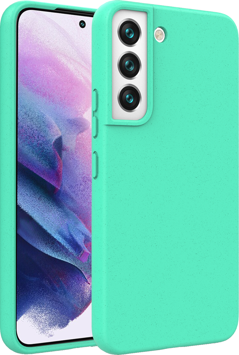 CELLECT GoGreen Samsung S22 Ultra, újrahasznosított szilikon tok, zöld (GREEN-SAMS22U-GR)