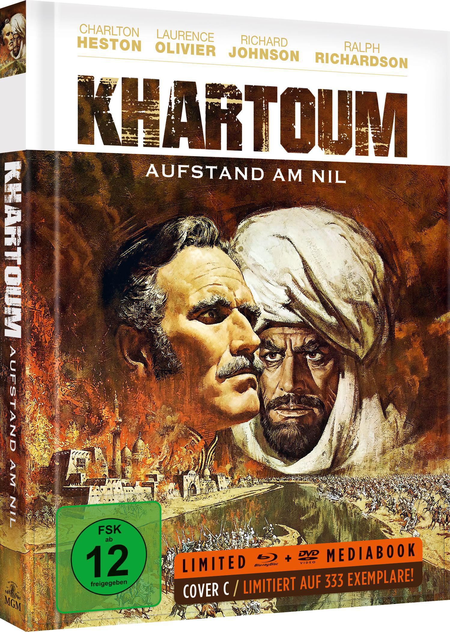 Blu-ray Disc Hülle für Khartoum, Aufstand am Nil.