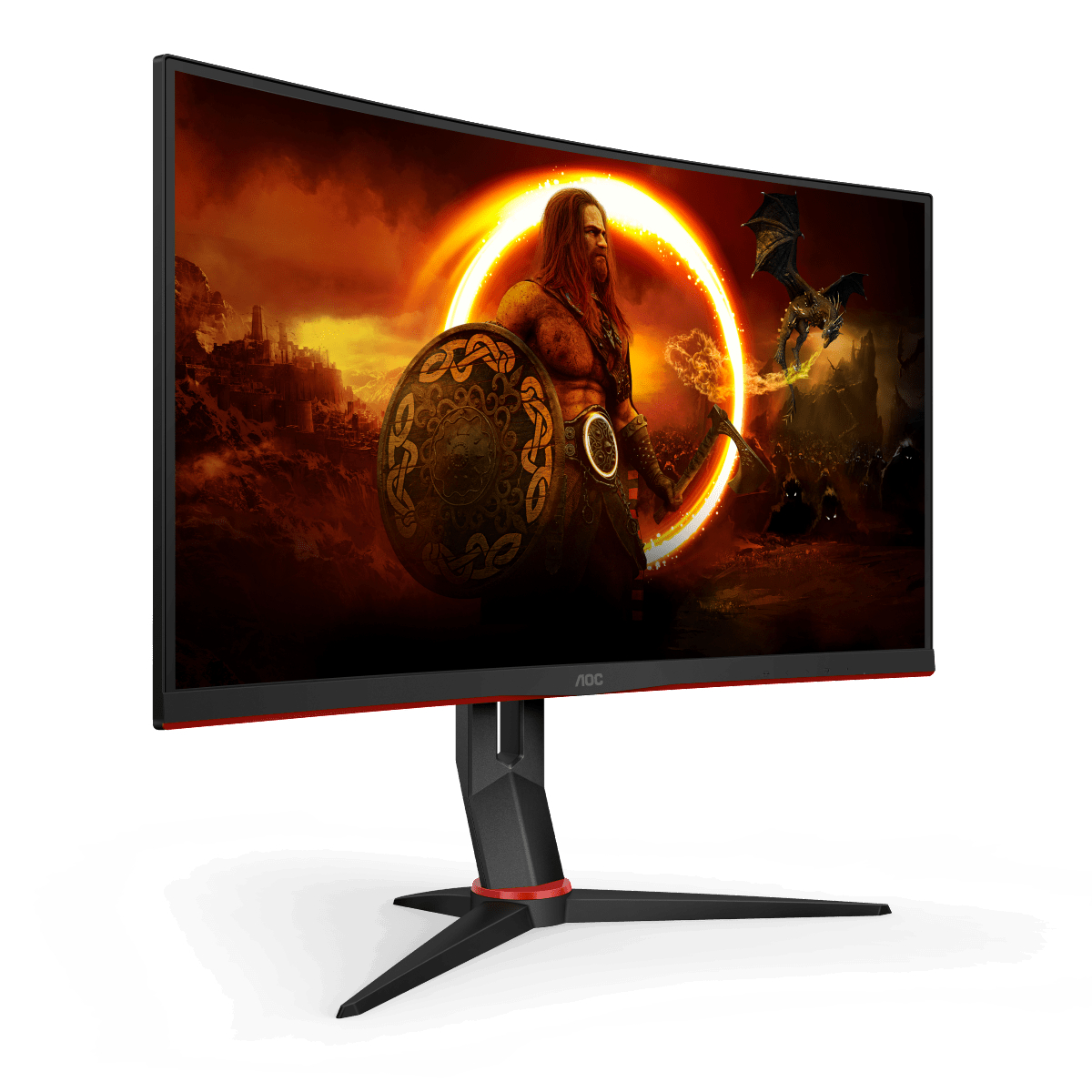 AOC C24G2U 24 Zoll  Full-HD  Gaming Monitor  1 ms Reaktionszeit  