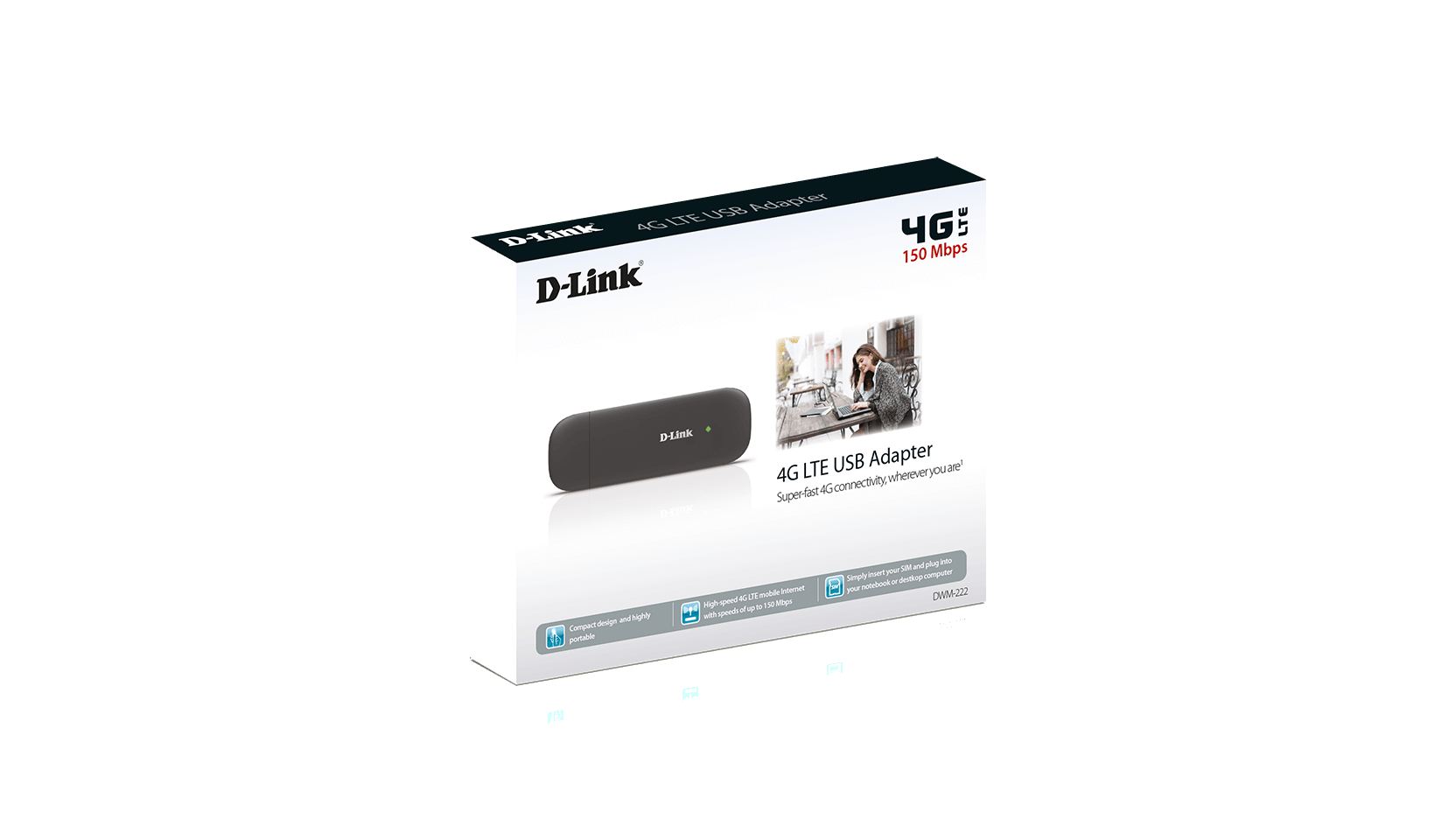 D-LINK DWM-222 4G USB Adapter LTE Stick