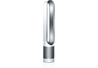Purificador de aire - Dyson TP02 Pure Cool Link, ventilador purificador de torre, Filtro HEPA Glass 360, Blanco/Plata