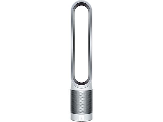 Purificador de aire - Dyson TP02 Pure Cool Link, ventilador purificador de torre, Filtro HEPA Glass 360, Blanco/Plata