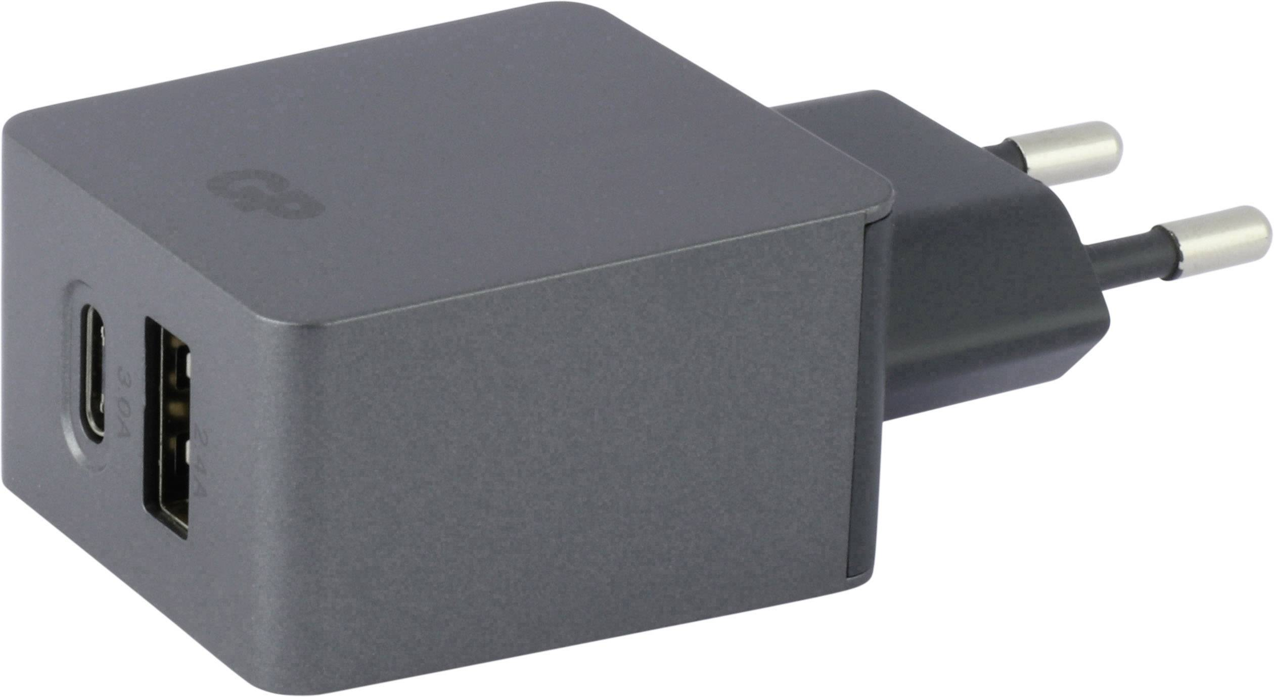 Gp Usb-c + Usb Wandlader Grijs