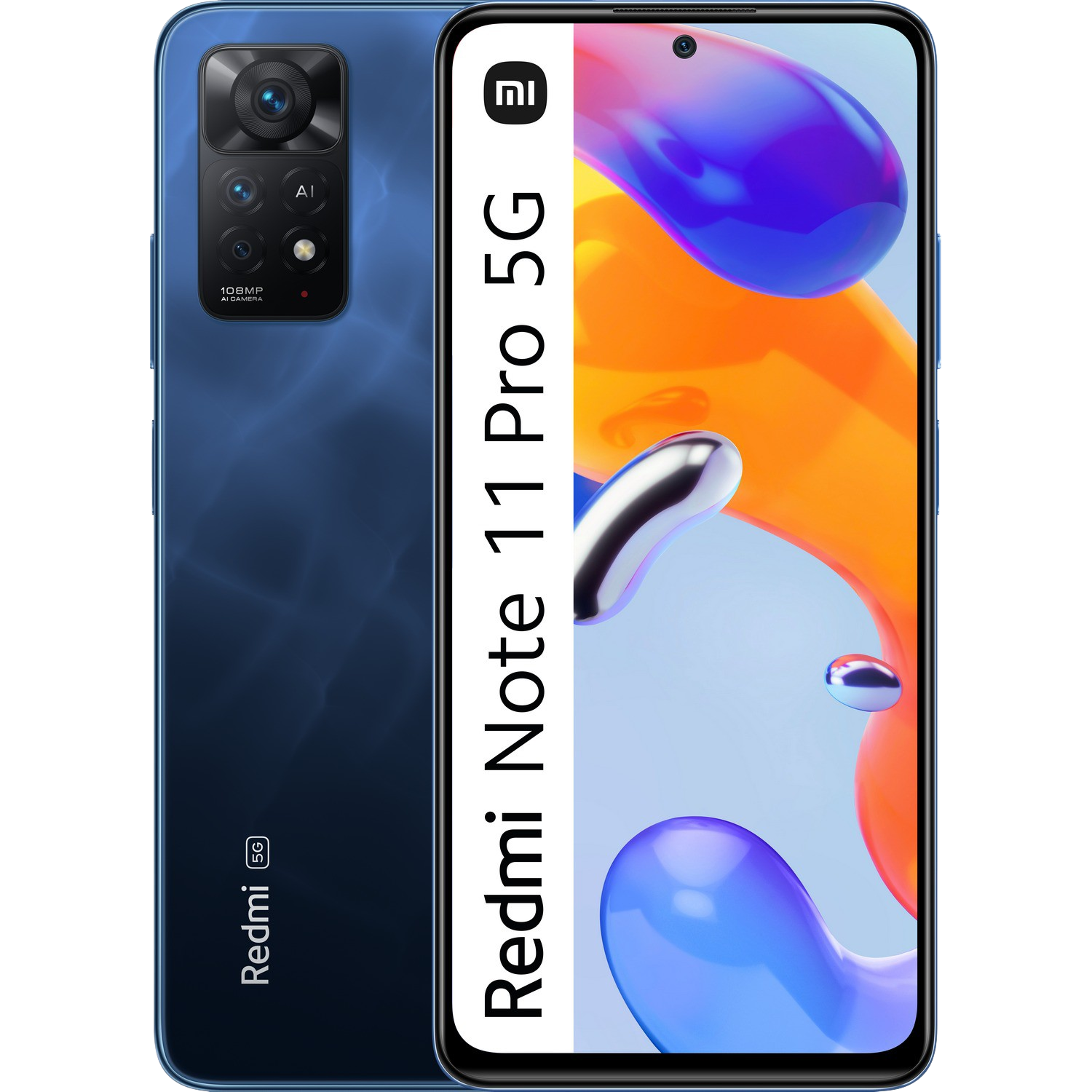 Xiaomi Redmi Note 11 pro 5g 8128gb azul libre 128gb 8gb 6.67 fhd+ snapdragon 695 5000 mah android 8 128 atlantic blue 120hz 67w 8g+128gb