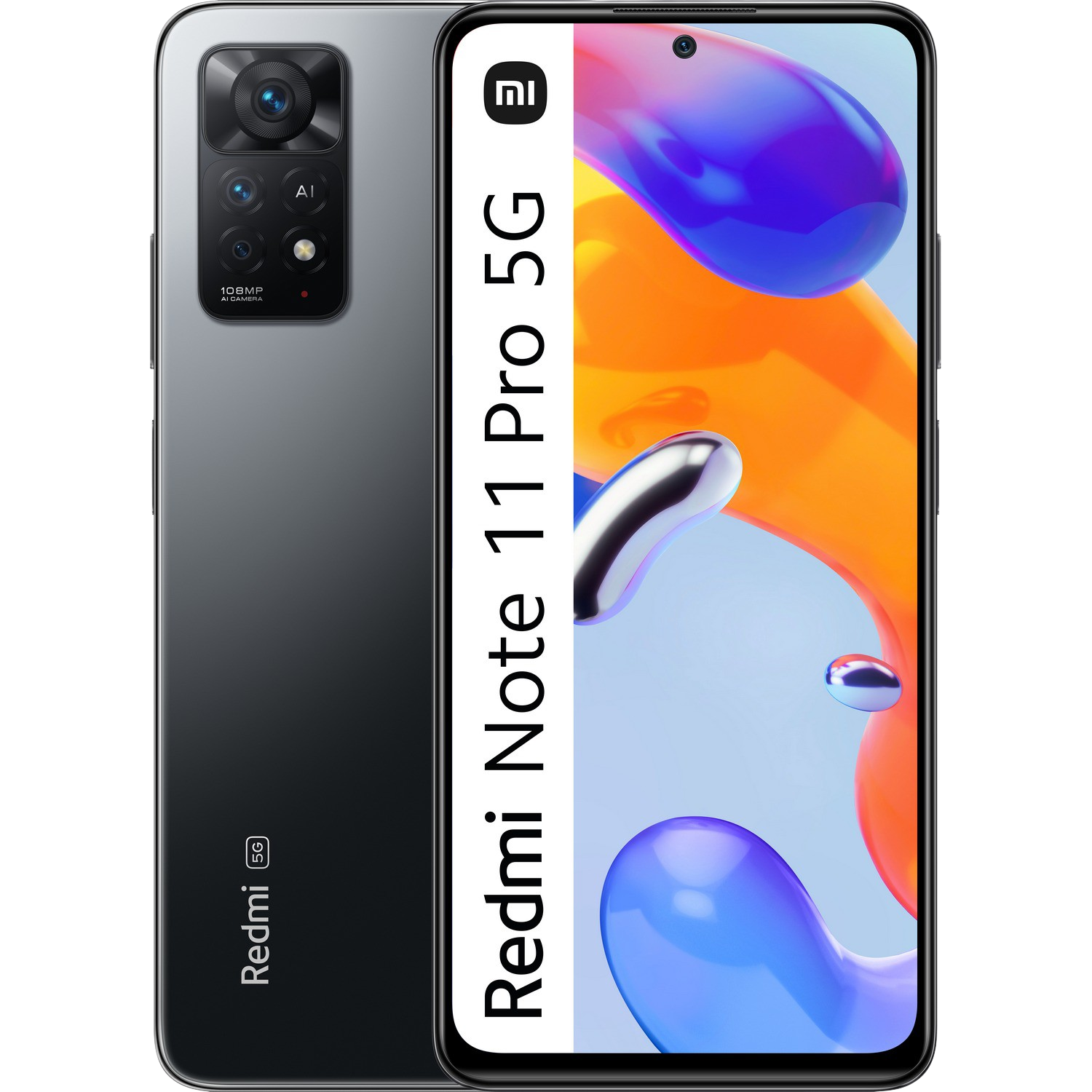 Xiaomi Redmi Note 11 pro 8128gb gris 6.67 fhd+ 120hz 5g 128gb+8gb ram libre smartphone 8gb 128gb grafito amoled dotdisplay 67w carga turbo 8g+128gb 695 5000 8 128