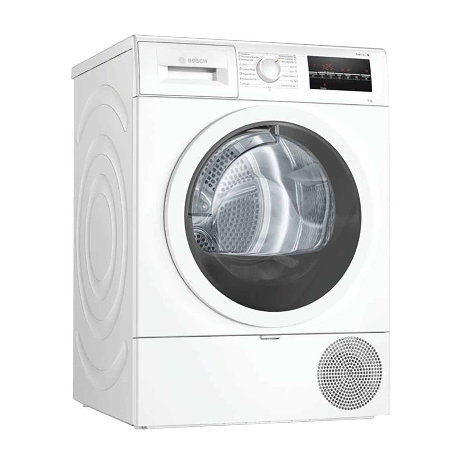 Secadora - Bosch WTR87641ES, 8 kg, Independiente, Blanco