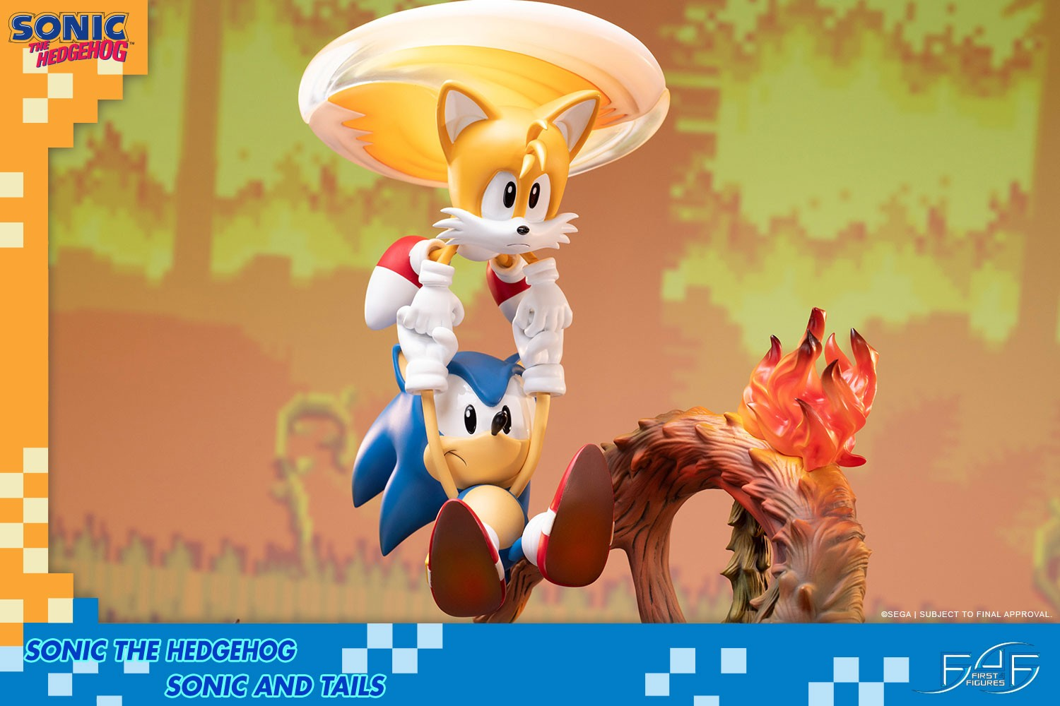 FIRST 4 FIGURE Sonic the Hedgehog - Sonic and Tails: Standard Edition - Statue (Mehrfarbig)