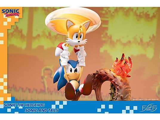 FIRST 4 FIGURE Sonic the Hedgehog - Sonic and Tails : Standard Edition - statue (Multicolore)