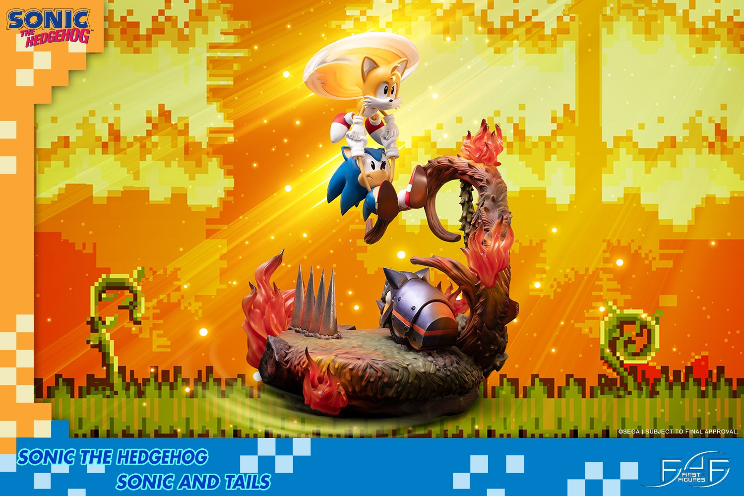 FIRST 4 FIGURE Sonic the Hedgehog - Sonic and Tails: Standard Edition - Statue (Mehrfarbig)