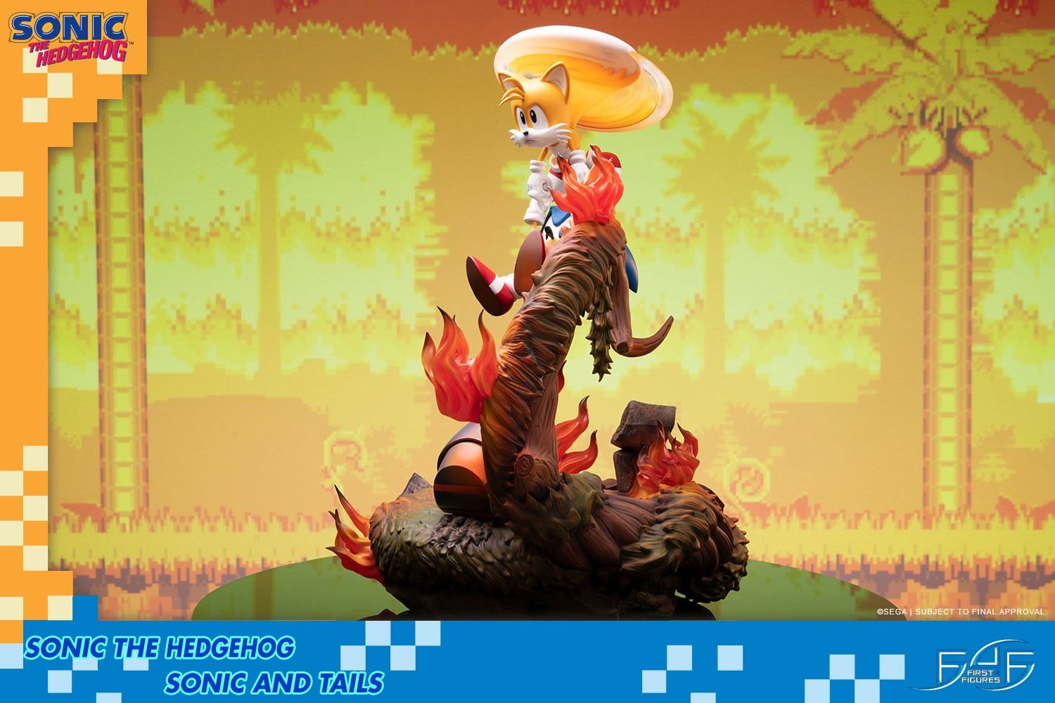 FIRST 4 FIGURE Sonic the Hedgehog - Sonic and Tails: Standard Edition - Statue (Mehrfarbig)