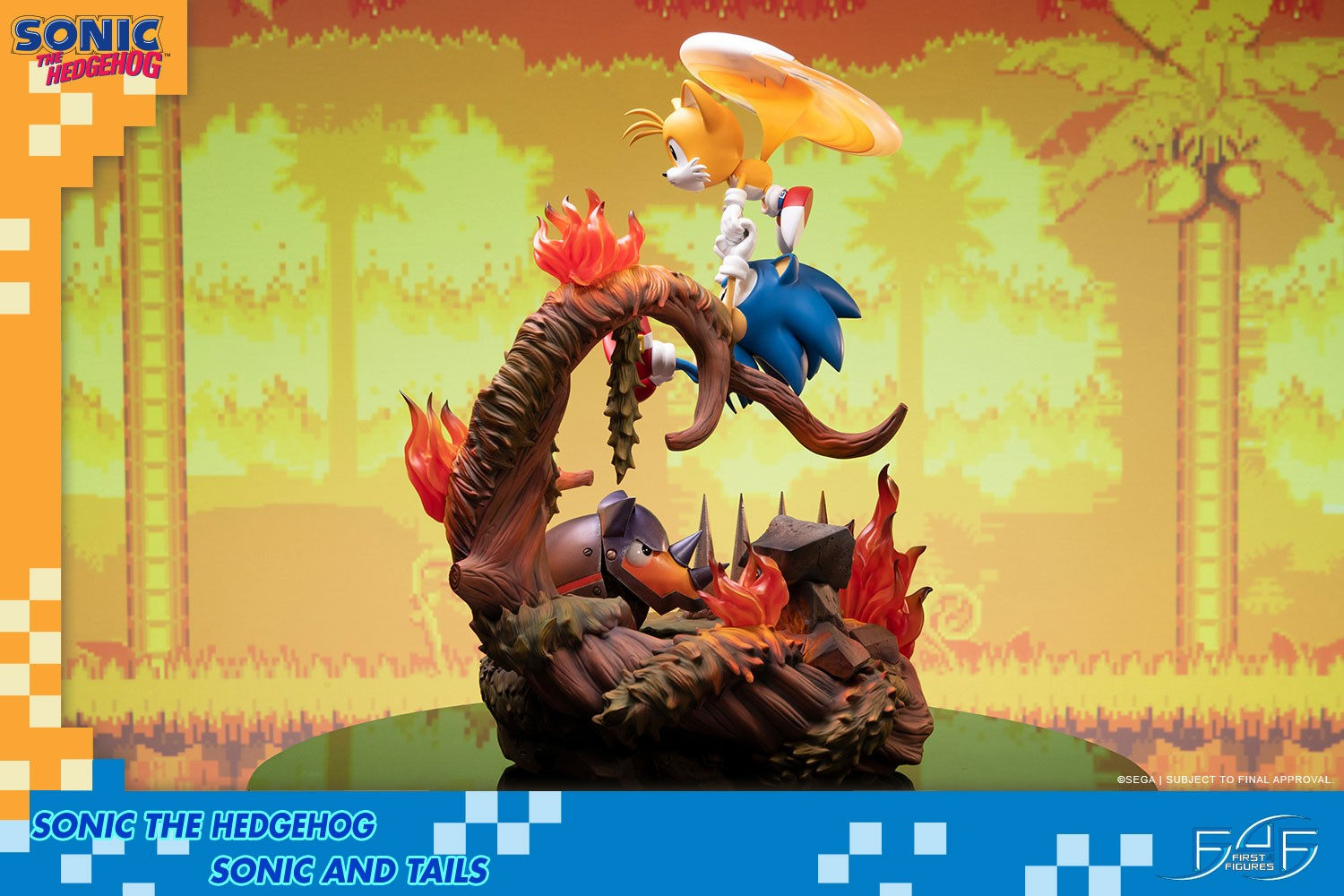 FIRST 4 FIGURE Sonic the Hedgehog - Sonic and Tails: Standard Edition - Statue (Mehrfarbig)