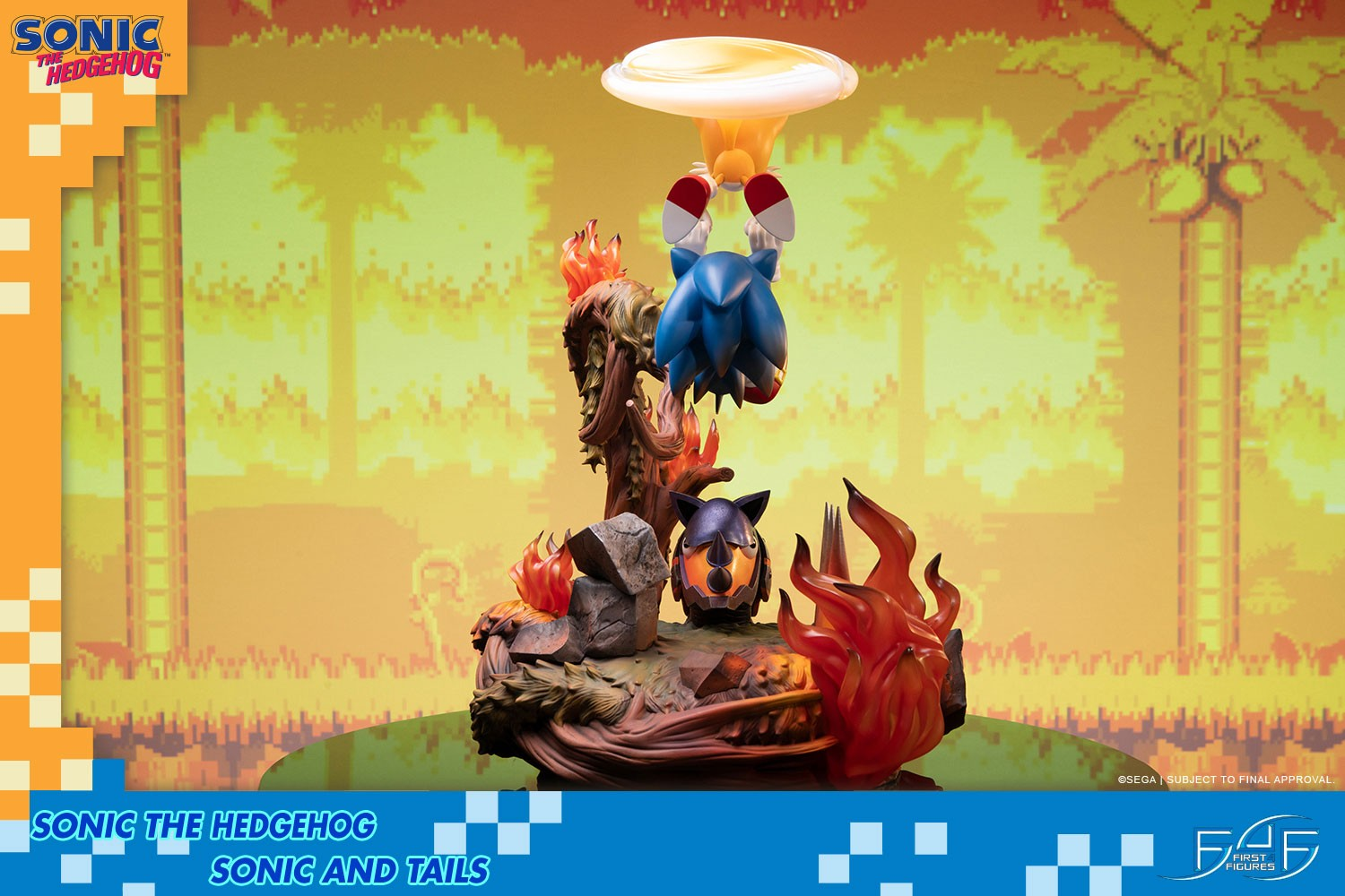 FIRST 4 FIGURE Sonic the Hedgehog - Sonic and Tails: Standard Edition - Statue (Mehrfarbig)