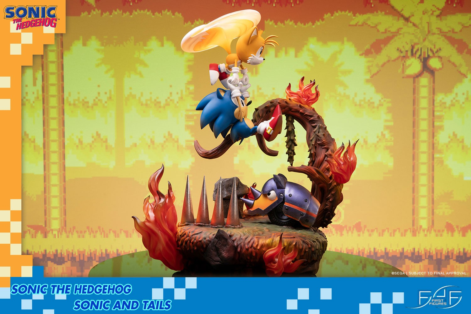FIRST 4 FIGURE Sonic the Hedgehog - Sonic and Tails: Standard Edition - Statue (Mehrfarbig)