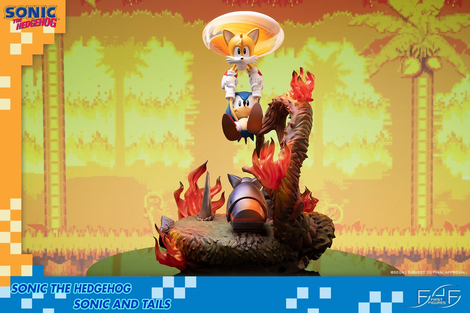 FIRST 4 FIGURE Sonic the Hedgehog - Sonic and Tails: Standard Edition - Statue (Mehrfarbig)