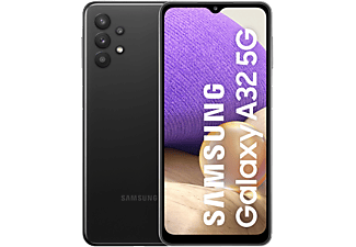Móvil - Samsung Galaxy A32 5G, Negro, 128 GB, 4 GB RAM, 6.5" HD+, Quad Cam, MTK D720, 5000 mAh, Android 11